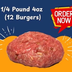 Juicy 1/4 Pound 12 Burgers