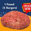 1 Pound Handmade AAA Lean Burgers – Thick and Juicy Gourmet Patties